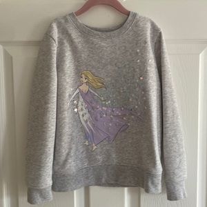 2 sweatshirts for price of 1! Jumping beans frozen sweatshirt in gray and purple